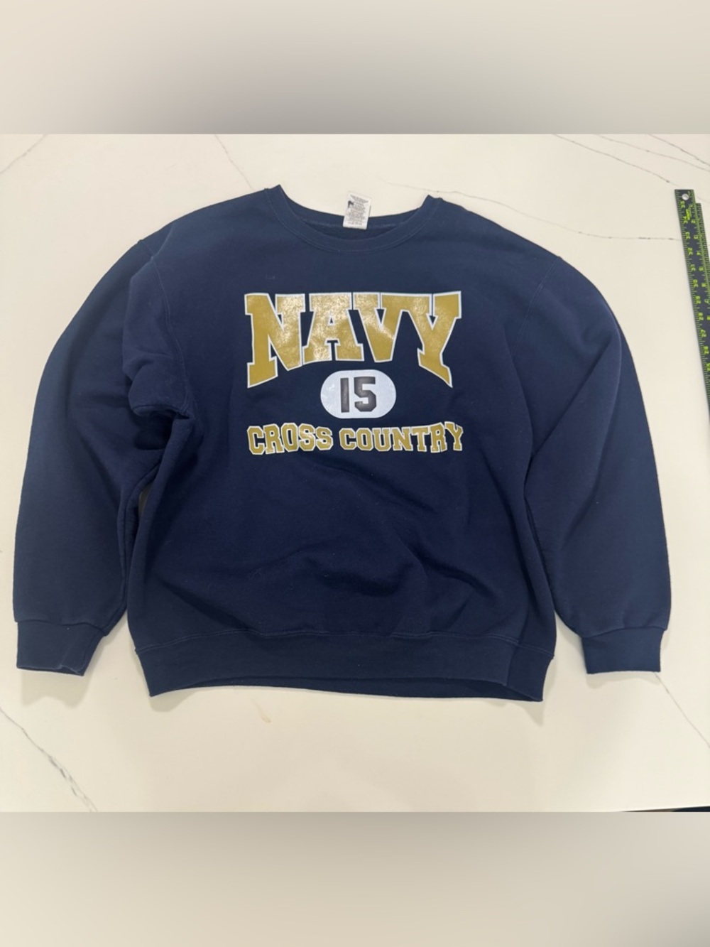 Vintage Navy Cross Country Crewneck Sweatshirt 🟡⚓️